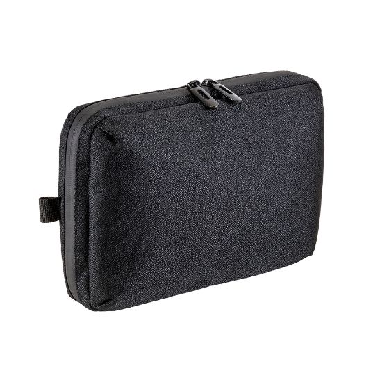 Tech organizer in poliestere riciclato jacquard 600D (lining interno in R-PET)