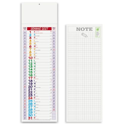 CALENDARIO SILHOUETTE MULTICOLOR PA670