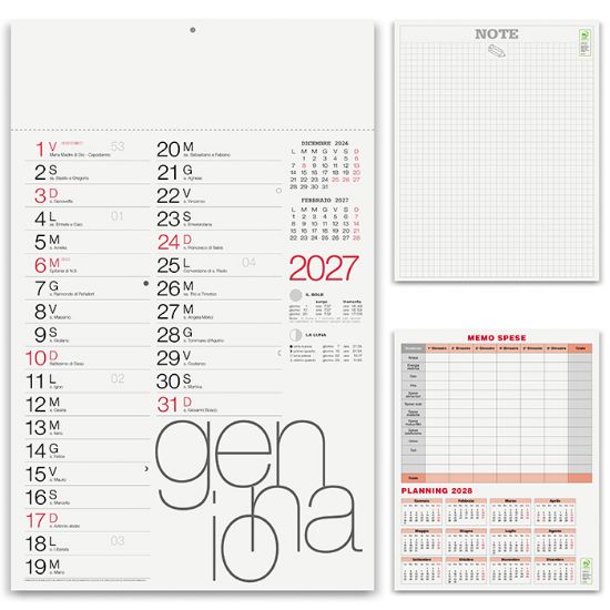 Calendario Moderno PA615