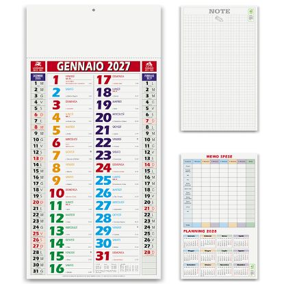 Calendario Shaded Color PA658