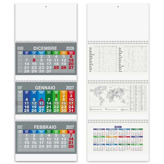 Calendario Spiral Color PA516