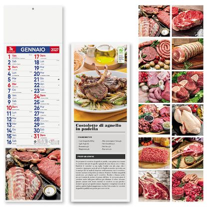 CALENDARIO SILHOUETTE CARNI PA189