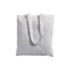 Shopper in cotone 180 g/m2, manici lunghi e soffietto