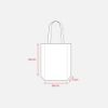 Shopper in cotone 180 g/m2, manici lunghi e soffietto