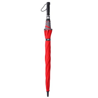 Ombrello golf 27” in pongee RPET190T con bordo catarifrangente