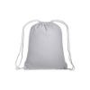 Zainetto in cotone 135 g/m2 con chiusura a strozzo