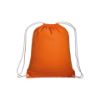 Zainetto in cotone 135 g/m2 con chiusura a strozzo