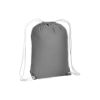Zainetto in cotone 135 g/m2 con chiusura a strozzo