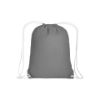 Zainetto in cotone 135 g/m2 con chiusura a strozzo