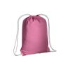 Zainetto in cotone 135 g/m2 con chiusura a strozzo