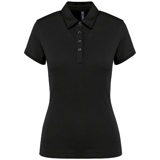 Polo jersey donna manica corta