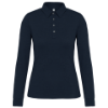 Polo jersey donna manica lunga
